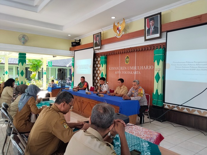 Bapas Yogyakarta menggandeng Forkompintren Umbulharjo menyiapkan implementasi pidana kerja sosial sesuai KUHP baru. (Foto: Istimewa) 