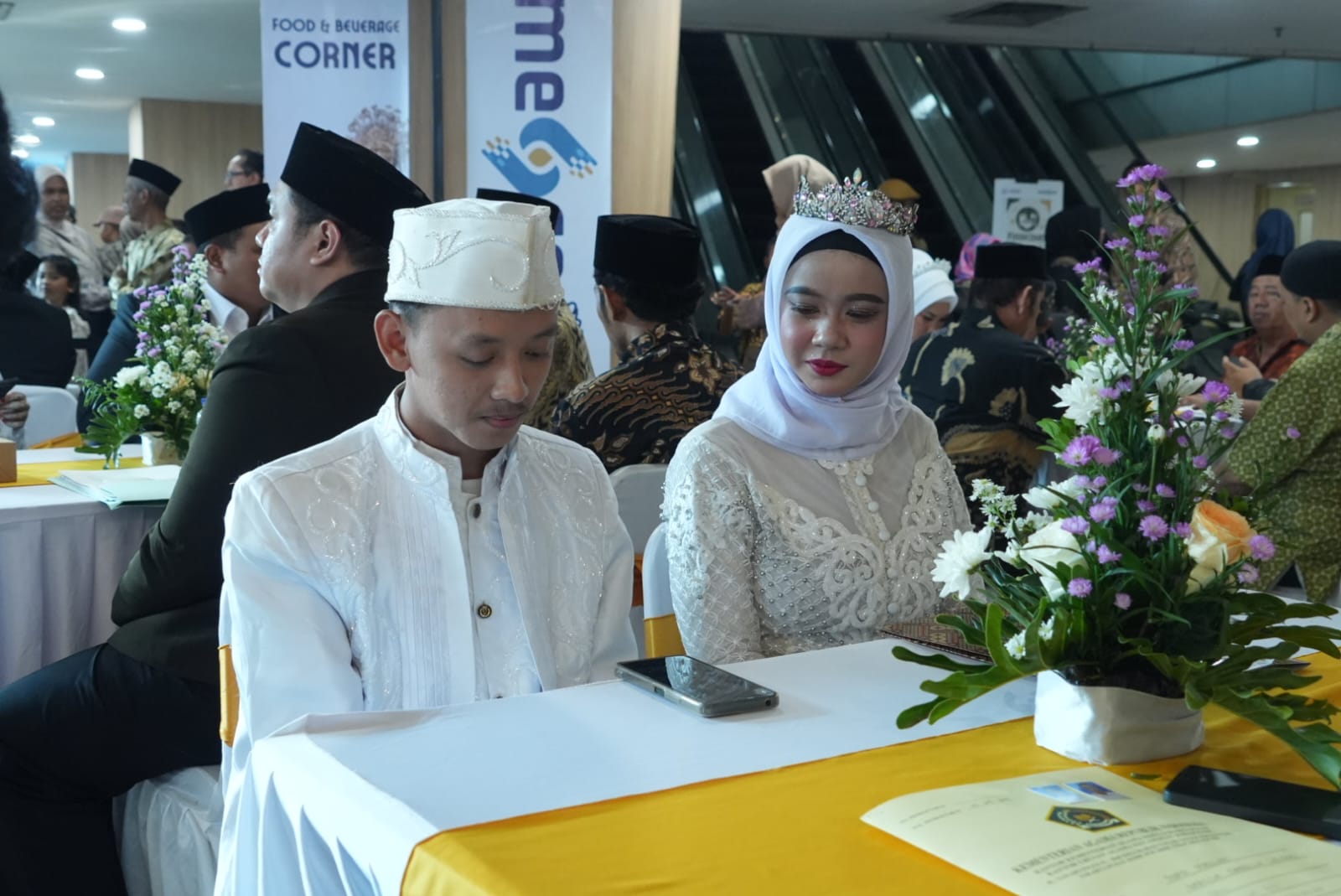 Salah satu calon pengantin yang mengikuti Nikah Fest 2026. (Foto: Kemenag)