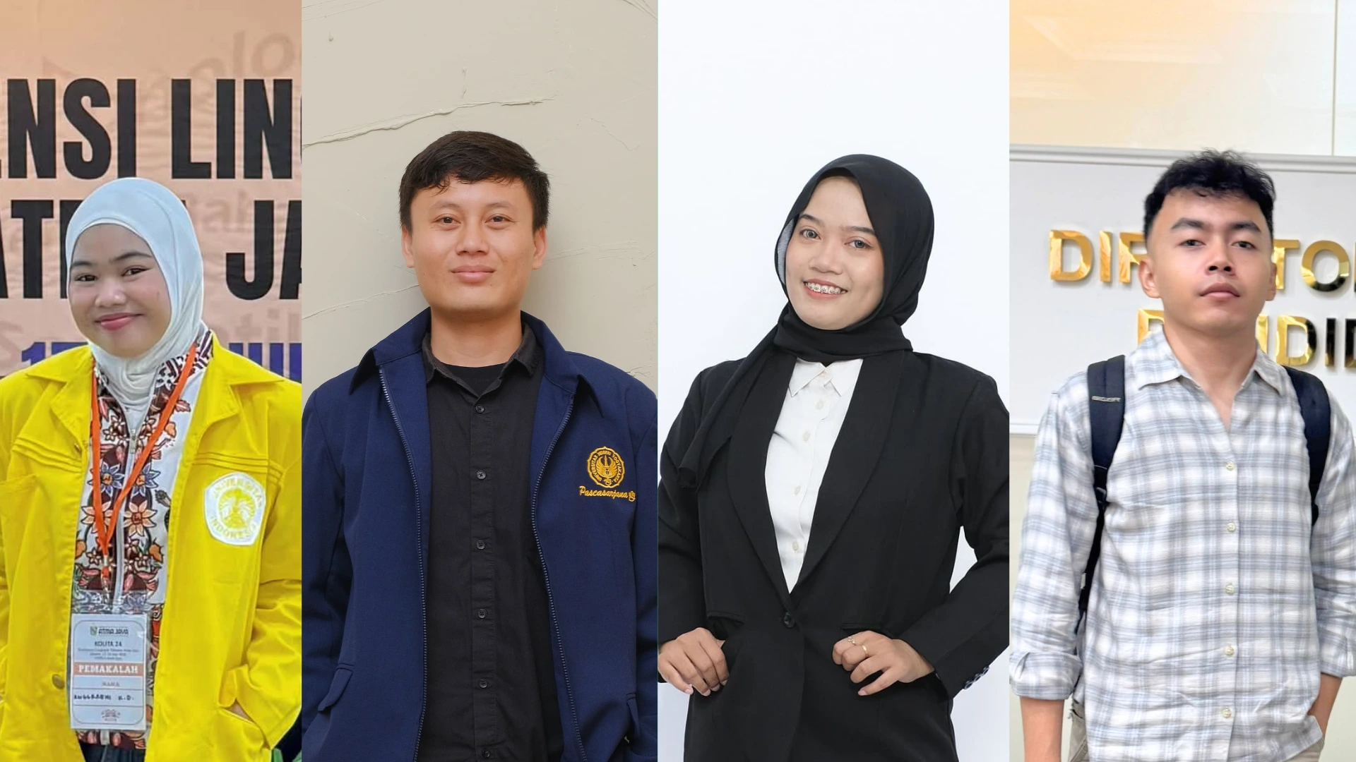 Para peneliti, Muhammad Haikal Attabik, Mailiza Zainiza, Anggraeni Khusuma Dewi, dan Agung Ahdiansyah, melakukan riset kolaboratif yang memotret realitas sekaligus menawarkan formula baru bagi pengajaran bahasa asing di lingkungan pesantren. (Foto: Istimewa)