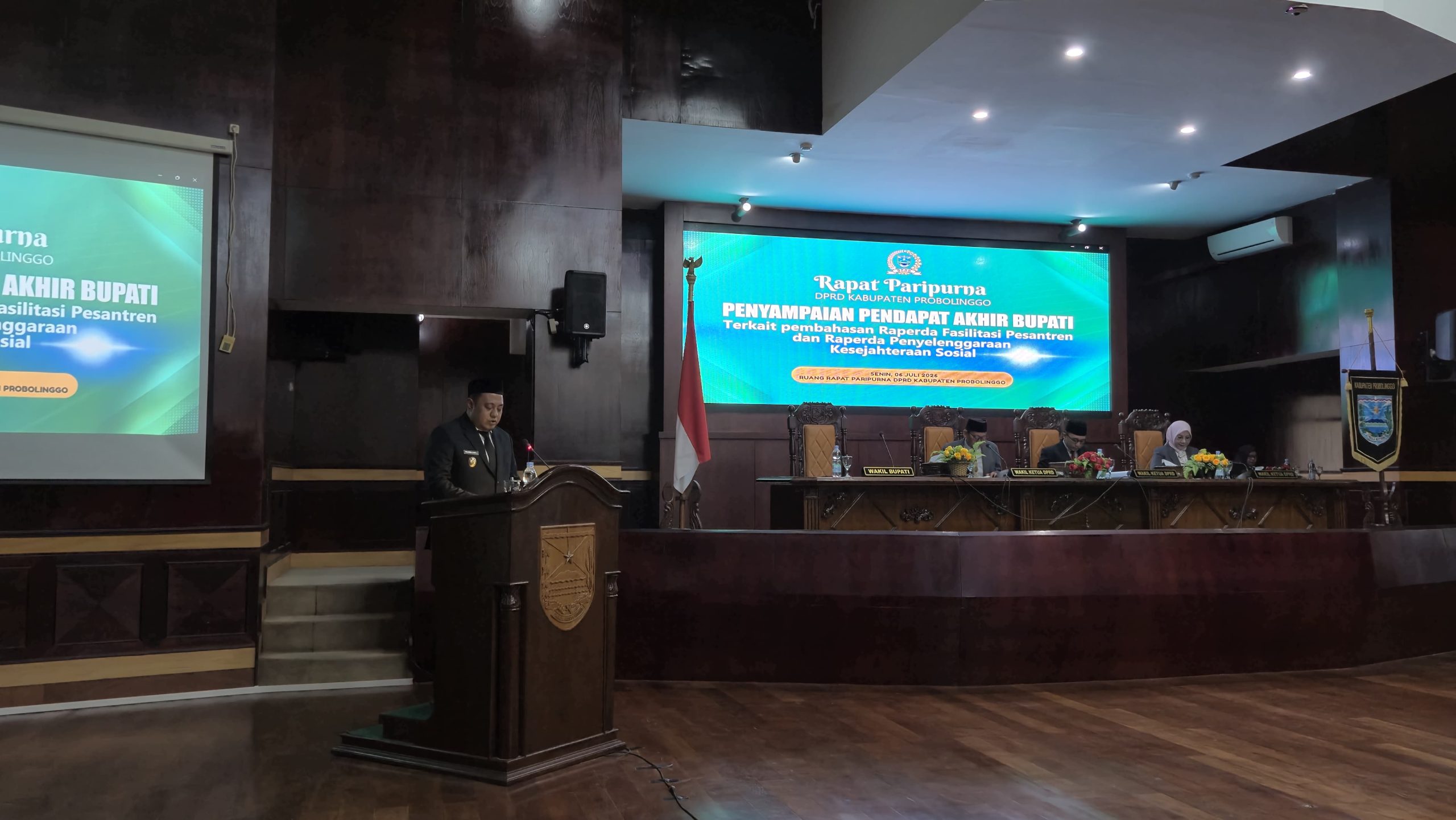 3 Raperda Disahkan Dalam Rapat Paripurna, Wabup Probolinggo Puji Sinergitas Pemkab-DPRD