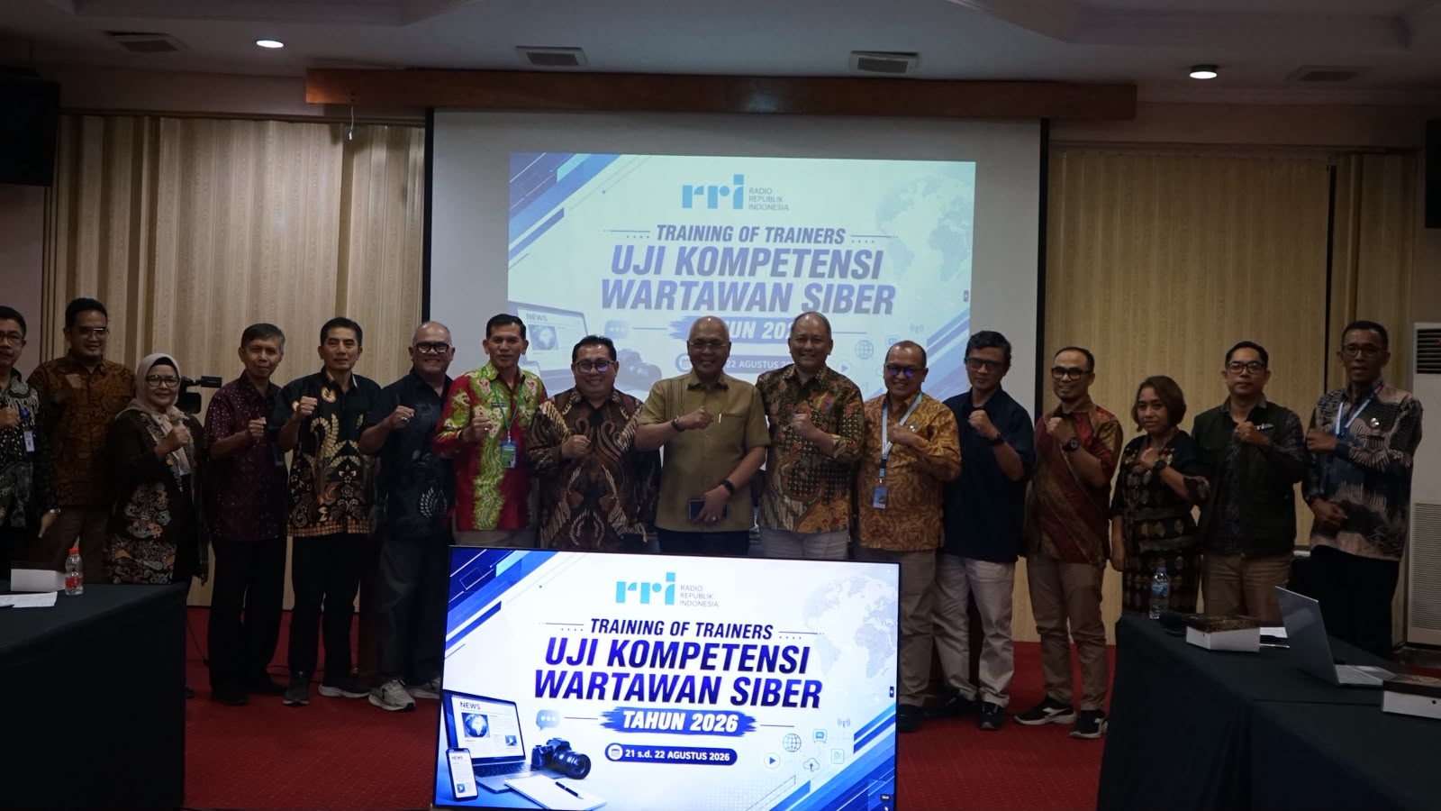 SMSI dan RRI mendorong kolaborasi untuk memperkuat kompetensi jurnalis dan memperkuat ekosistem informasi yang sehat. (Foto: Dok. SMSI)