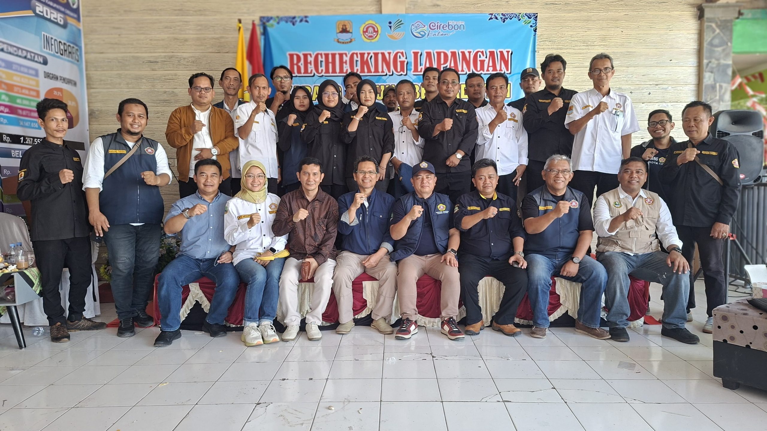 Karang Taruna Desa Tegalsari, Kecamatan Plered, Kabupaten Cirebon, menjalani rechecking lapangan dalam Seleksi Karang Taruna Berprestasi Tingkat Provinsi Jawa Barat, pada Sabtu (22/8/2026). (Foto: Istimewa)