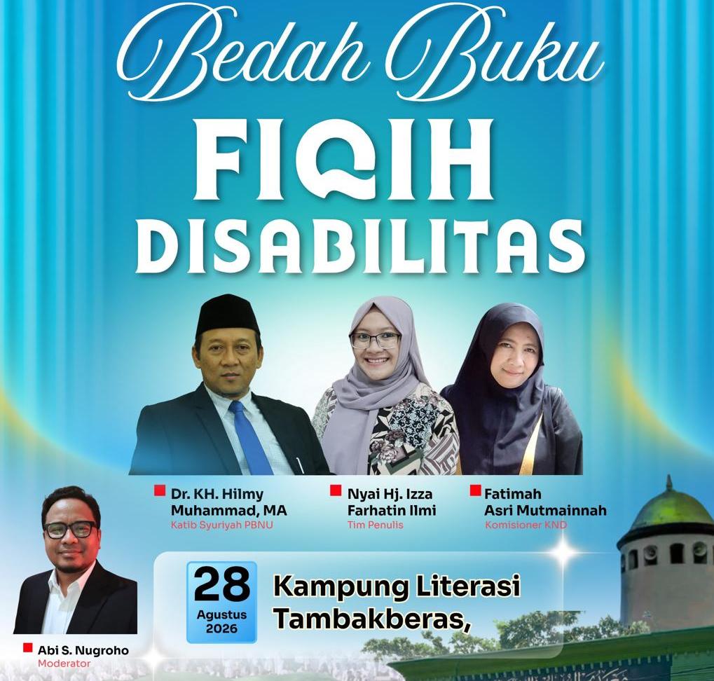 Suarakan Inklusivitas di Muktamar NU, PP IPNU Gelar Bedah Buku Fiqh Disabilitas